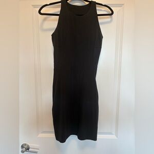 Lululemon Athletica Black Halter Bodycon Dress